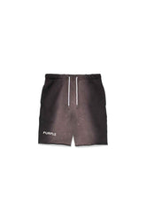PURPLE BRAND P446 Black Beauty Fleece Short at Gravity NYC